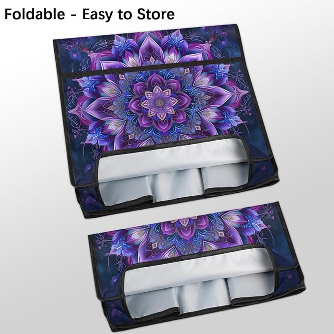 cfpolar Kitchen Aid Mixer Cover Compatible with 6-8 Quarts Purple Ethnic Mandala Stand Mixer Cover Kitchen Aid Mixers Accessories Appliance Organizer