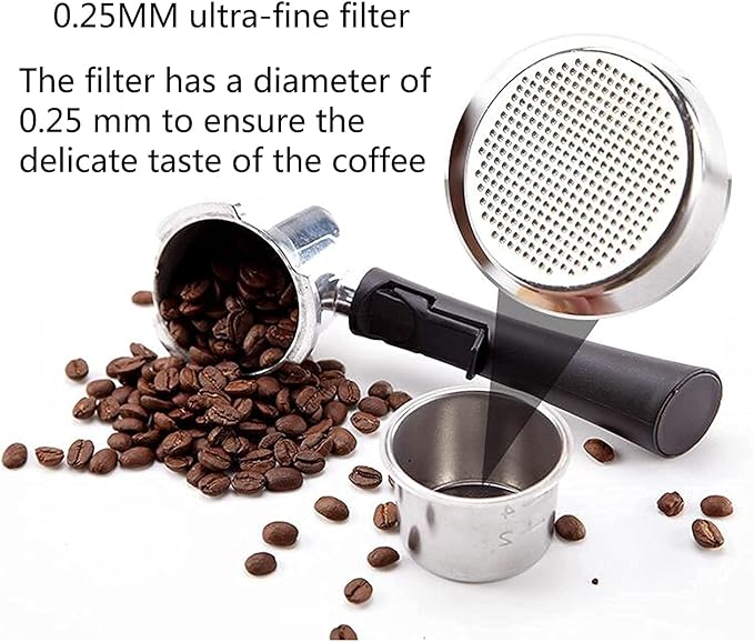 Coffee Machine Home Espresso Semi-Automatic Steam Milk Froth Coffee Maker Food Grade Filter Safe And Healthy For Latte Cappuccino