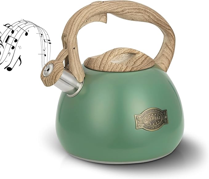 POLIVIAR French Press Coffee Maker &amp Tea Kettle