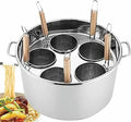 Set of Pots for 5 Holes Paste Stainless Steel Potplay with Homemade Kitchen and Restaurant Restaurant5 Hole
