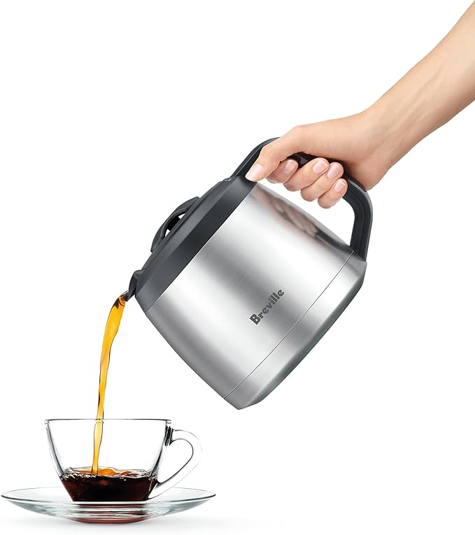 Breville BDC650BSS Grind Control Coffee Maker With Grinder Brushed Stainless Steel Thermal Carafe