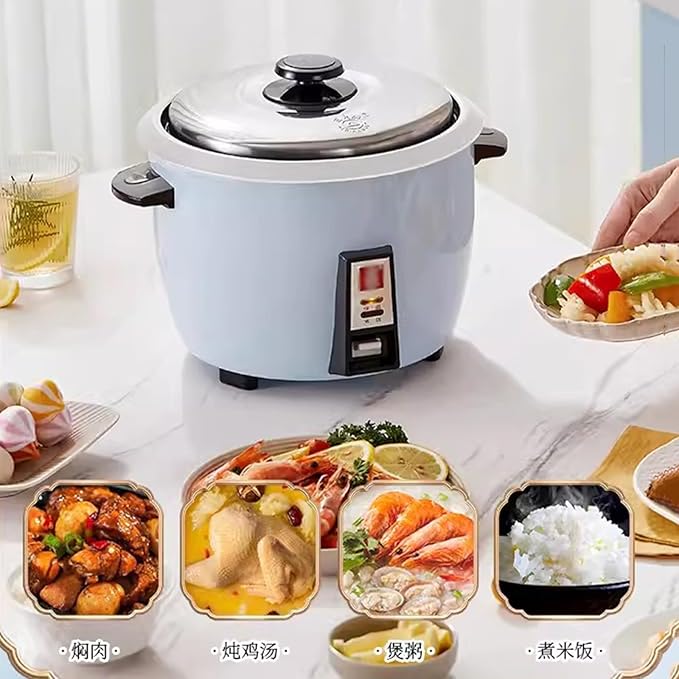Rice Cookers Electric Rice Cooker Old-Fashioned Hotel Commercial Rice Cooker Household Multi-Function Rice Cooker Rice Maker(6L)
