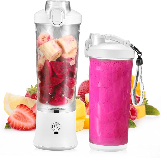 Cabilock Compact Juicer Portable Fruit Blender Rechargeable Mini Juicer Machine Fresh Juice Cup Cordless