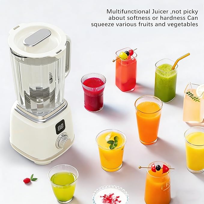 Portable Juicer Blender 600ml Personal Rechargeable Blender for Fruits &amp Vegetables 10-Leaf Blade with Dual Speed USB Wireless for Smoothies Home Kitchen Office Travel (White)