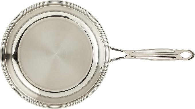 Cuisinart 12 Piece Cookware Set with 8 Chef's Classic Skillet MultiClad Pro Triple Ply Stainless Steel