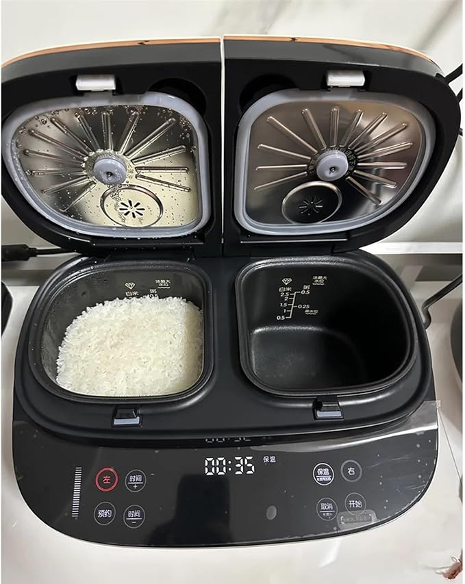 Rice Cookers Double Bile Rice Cooker Intelligent Steaming Pot Soup Cooking One Home Kitchen Multifunctional Electric Lunch Box Rice Maker