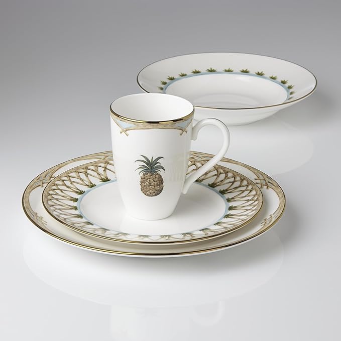 Lenox 6226609 British Colonial Bamboo Dinner Plate