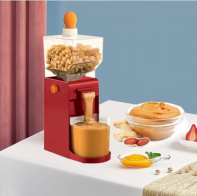 Peanut Butter Maker Nut Butter Machine 2025 New Electric Nut Butter Maker Machine Electric Sesame Sauce Nut Grinder with Non-Slip Base Entry Easy Install Easy to UseGrinder