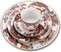 European Style Dinnerware Set Service for 6 Bone China Dinnerware Sets Unbreakable Porcelain Dinner Sets Coffee Cup and Saucer Tableware Set Steak Dinner Plates Dish Set Triumph Horse-3