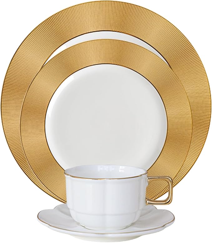 12-piece porcelain dinnerware set bone china dinnerware set dishes set for 6 dinnerware sets hotel wedding family gathering dishwasher safe banquet Gift for mom Gift for maternal grandmother