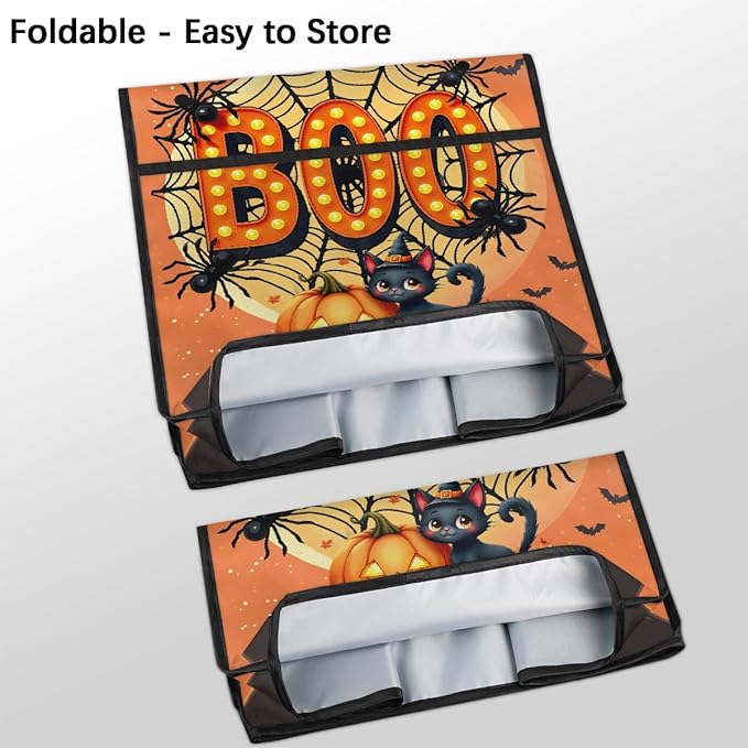 cfpolar Kitchen Aid Mixer Cover Compatible with 6-8 Quarts Halloween Cat Spider Pumpkin Moon Stand Mixer Cover Kitchen Aid Mixers Accessories Appliance Organizer Bag Dust Covers with Zipper Pocket