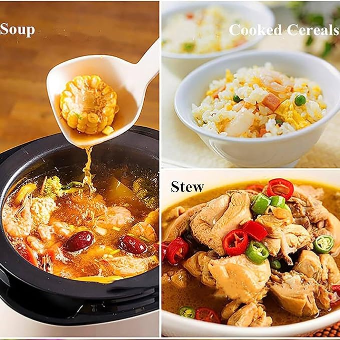 Automatic Cooking Machine 6L Multifunctional Cooking Machine with Smart Touch Screen 360° Rotating All-Round Heating 3 Gears Fire Adjustment for Home Restaurant