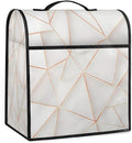 cfpolar Kitchen Aid Mixer Cover Compatible with 6-8 Quarts White Marble Stand Mixer Cover Kitchen Aid Mixers Accessories Appliance Organizer Bag Dust Covers with Zipper Pocket