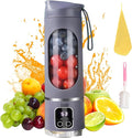 Digital Display Juicer Portable Multimode Blender with Smart LED Display Fresh Juice Blenders for Diet-Friendly Leak Proof Design for Smoothies Liquid Diet (Purple)
