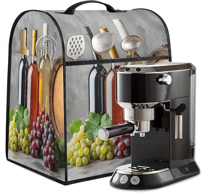 cfpolar Kitchen Aid Mixer Cover Compatible with 6-8 Quarts Grape Wine Fruit Stand Mixer Cover Kitchen Aid Mixers Accessories Appliance Organizer Bag Dust Covers with Zipper Pocket