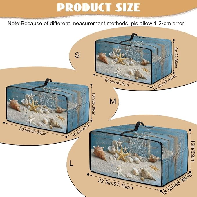 Toaster Oven Dust Cover Starfish Shell Wood Print Bread Maker Cover Machine Washable Kitchen Small Appliance Protector with Side Pockets Kitchen Decorations M