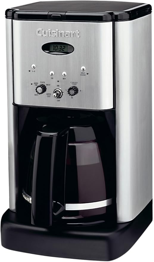 Cuisinart DCC-1200BCH Brew Central 12-Cup Programmable Coffeemaker Black Chrome