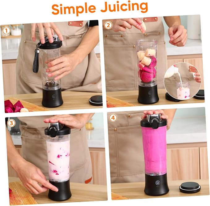 Compact Electric Juicer Flap-top Travel Bottle Mini Mixer Fresh Juice Cup