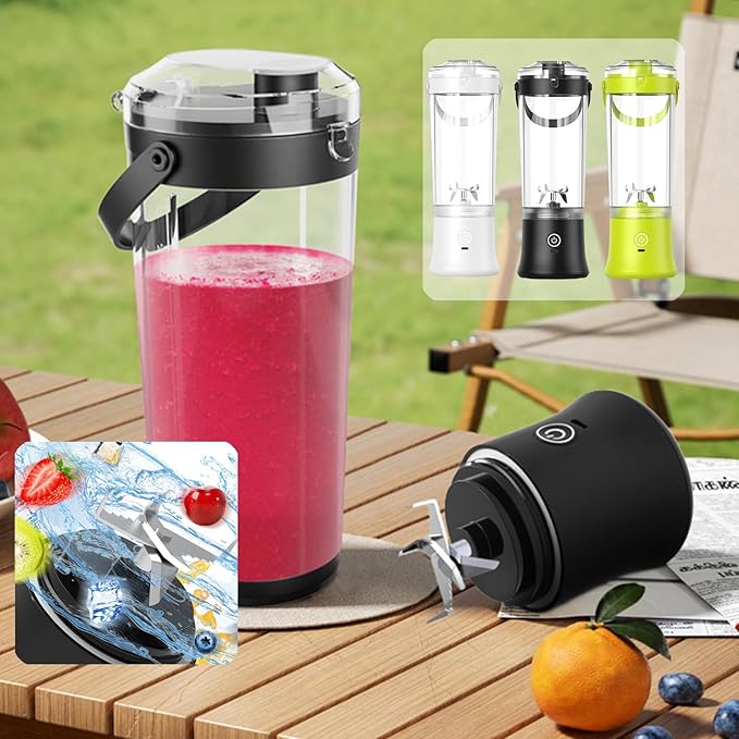 High Speed Portable Juices Blenders with Protections Systems Quiet Operations Texture for Busy Mornings High Speed Blender