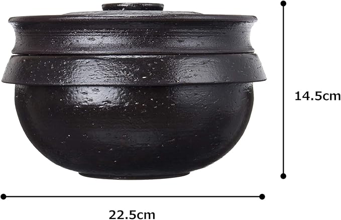 Haseen Pottery ANC-80 Haseen Pot Rice Pot Rice Pot Pot Pot 22.4 fl oz (1200 ml) Microwave Use Rice Pot Rice Pot Rice Pot Rice Pot Rice Pot Rice Pot Rice Pot Japanese