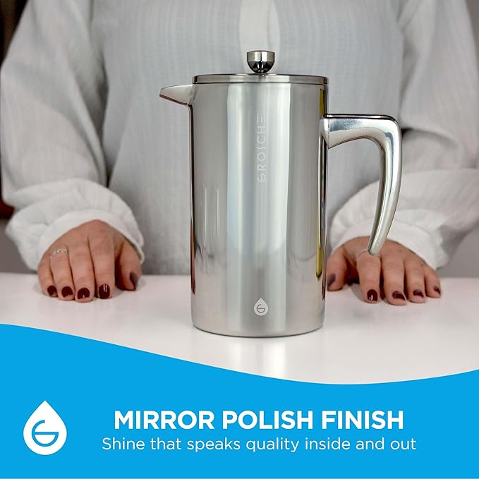 GROSCHE Dublin Stainless Steel Eight Cup French Press 1 EA
