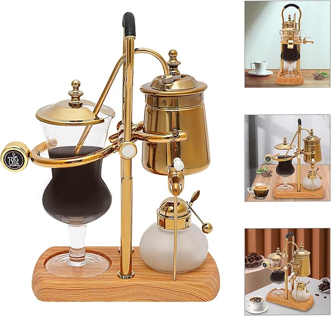 Belgian Belgium Family Balance Siphon Syphon Coffee Maker Vintage Classic Retro Design Coffee Maker with Tee handle