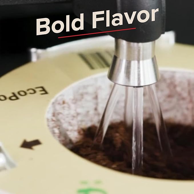 SWIRL Single Serve Pour Over Coffee Maker Electric Kitchen Appliances Plastic Free Brewing Use with Cups or Mugs Automated Pour Over Black