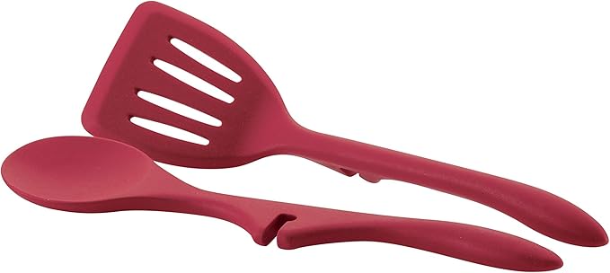 Rachael Ray 12166 8-Piece Create Delicious Stackable Nonstick Cookware Set Red Shimmer