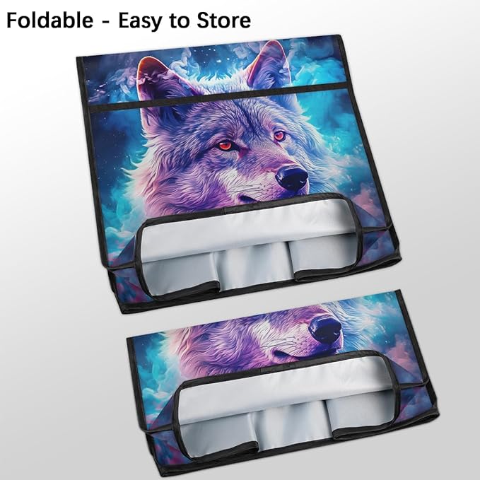 cfpolar Kitchen Aid Mixer Cover Compatible with 6-8 Quarts Animal Cute Wolf Stand Mixer Cover Kitchen Aid Mixers Accessories Appliance Organizer Bag Dust Covers with Zipper Pocket