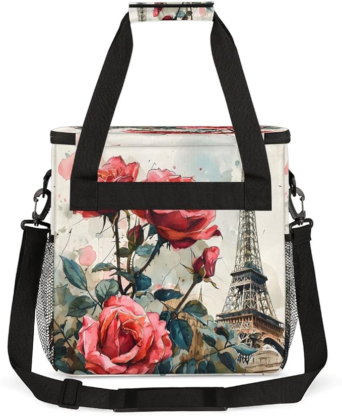 Tower Rose Coffee Maker Carrying Bag Compatible with K-Mini or K-Mini Plus Portable Single Cup Coffee Maker Case with Pockets for K Cup Pods
