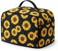 Deosk Toaster Cover 4 slice With 2 Pockets &amp Thickened Sponge Oxford Toaster Covers For 4 Slice Wide Slot and Kitchen Use 12 x 10 x 7.5 (LargeSunflower）