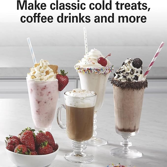 180W+180W Portable Commercial Milk Shake Machine with 2 Stainless Steel Cups 2 Gear Speed Adjustable Compact &amp Easy Clean for Commercial and Home