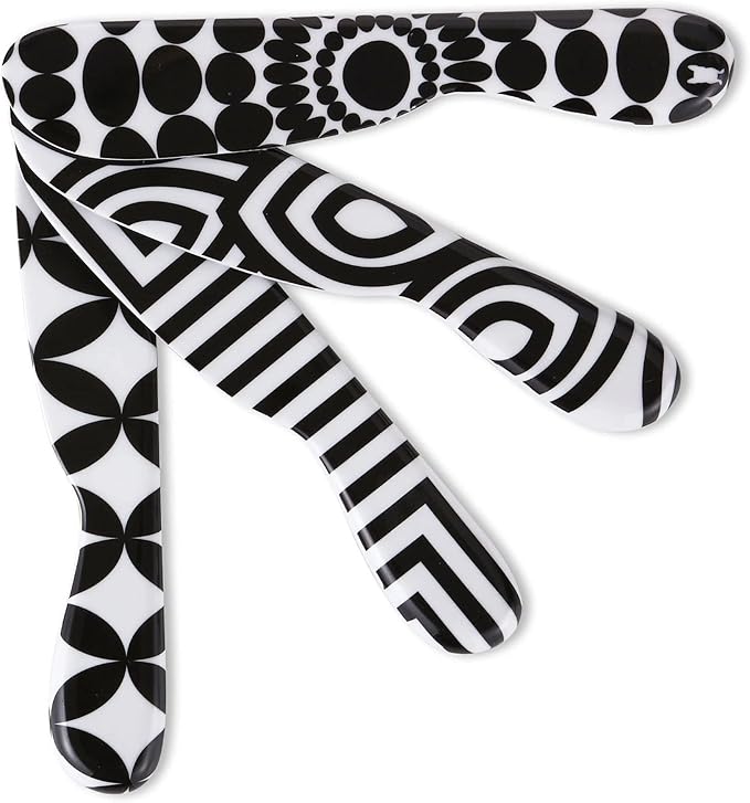 French Bull 12-Piece Entertaining Set – Black &amp White Medium