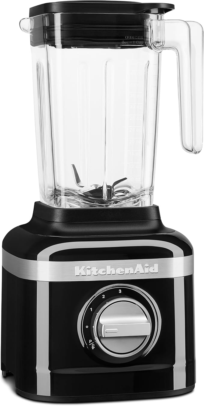 KitchenAid K150 3 Speed Ice Crushing Blender with 2 Personal Blender Jars - KSB1332Y - Onyx Black