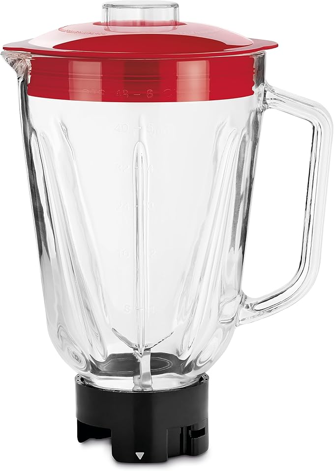 Ufesa BS4717 RUBY RED 500W 1.5L Blender with Airtight Lid 2 Speeds + Pulse 4 Stainless Steel Blades Ruby Red