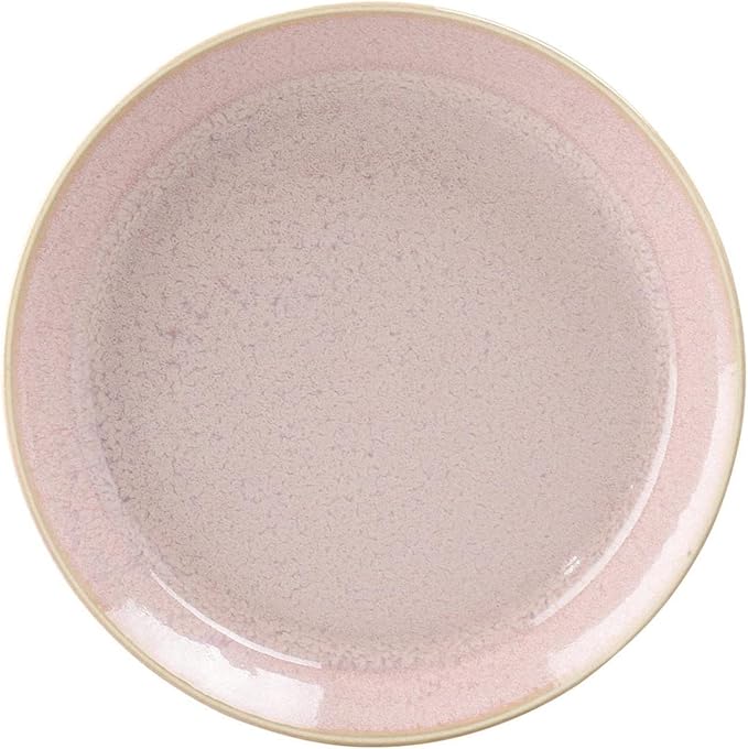 aito Seisakusho 567505 Mino Ware Natural Color Dinnerware Set Living Alone 6-Piece Set Pink Dishwasher Microwave Safe Made in Japan