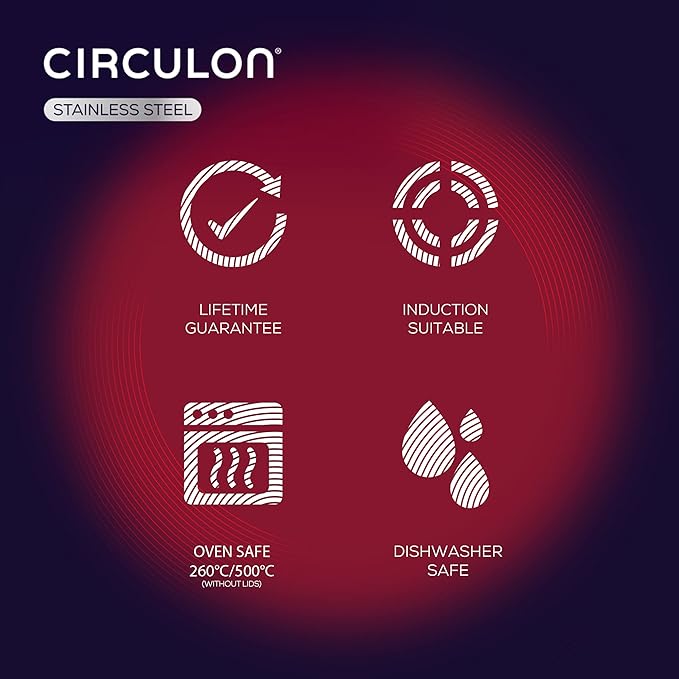 Circulon 70054 30cm Stockpot Stainless Steel