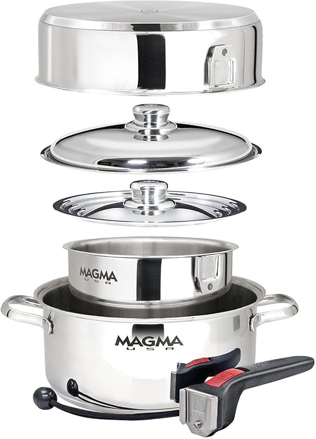 MAGMA NESTABLE 7 PIECE INDUCTION COOKWARE