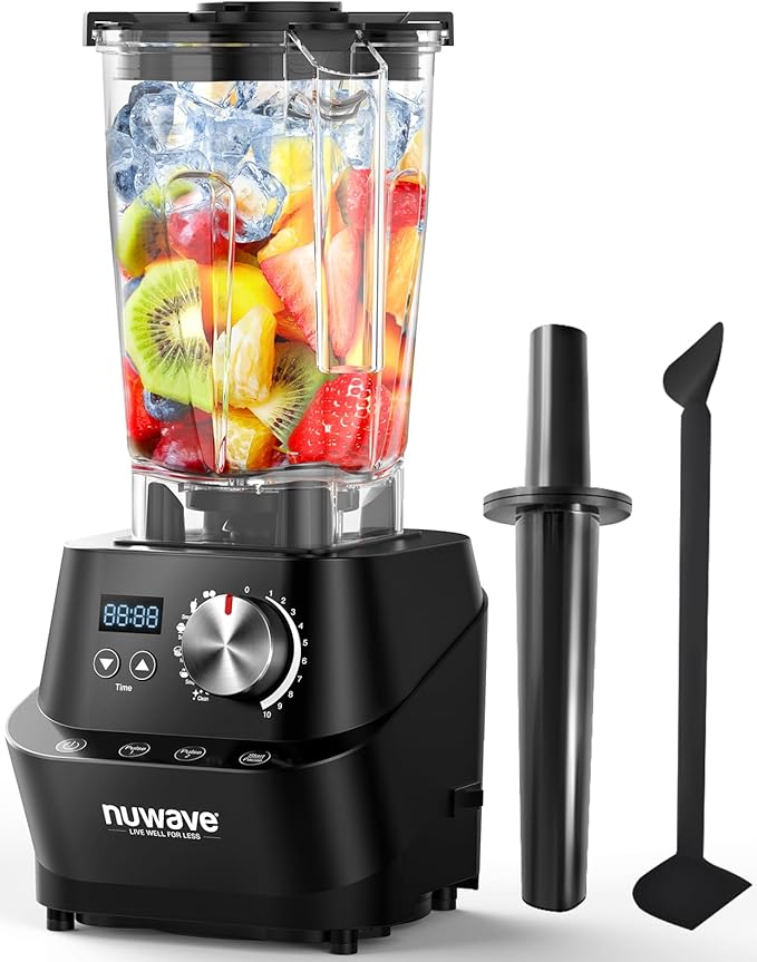 Nuwave Infinity Moxie 64oz Blender - Professional Grade Self-Cleaning BPA-Free