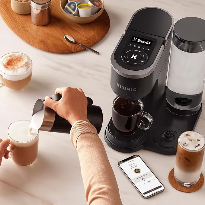 Keurig K-Cafe Essentials Single Serve K-Cup Pod Coffee Maker Black