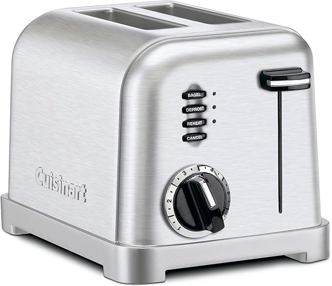 Cuisinart CPT-160 Metal Classic 2-Slice Toaster Brushed Stainless
