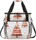 Dreamy Christmas Tree Coffee Maker Carrying Bag Portable Travel Storage Tote Bag Compatible with K-Mini or K-Mini Plus Single Serve Coffee Brewer Carrying Case with Multiple Pockets &amp Shoulder S