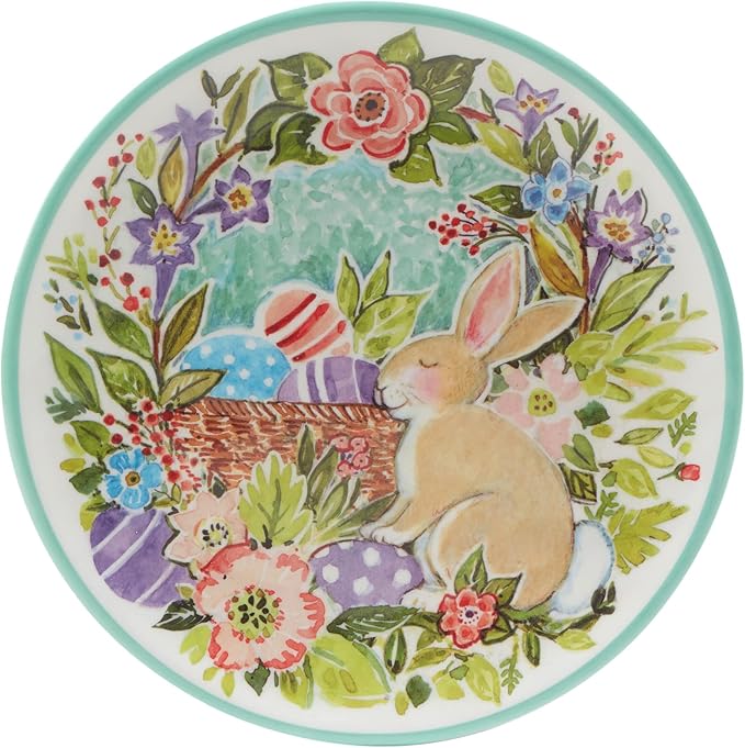Certified International Joy Of Easter 12 Piece Melamine Dinnerware Set Service For 4