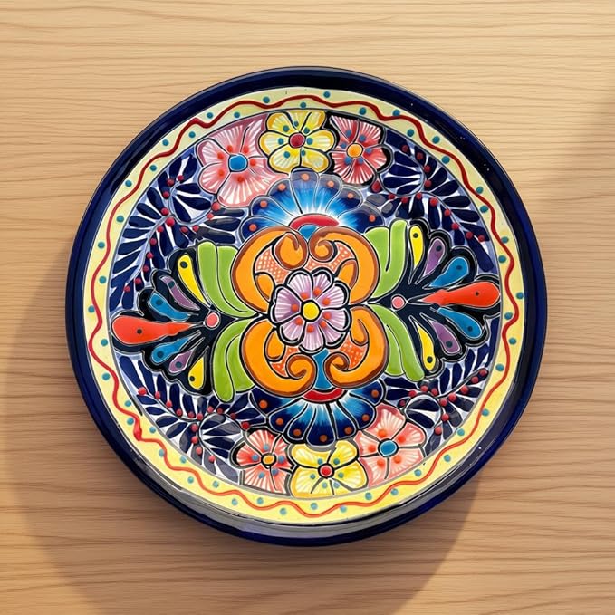 Handmade Talavera 32-Piece Dinnerware Set | Mexican Pottery (Seats 8)