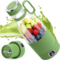MIAOKE Portable Blender 6 Blades Juicer Cup for Juice Shakes and Smoothies 350ml Mini Blender with Led Display Usb Rechargeable3000Mah Rechargeable Battery for Home Outdoors Travel-Avocado Green