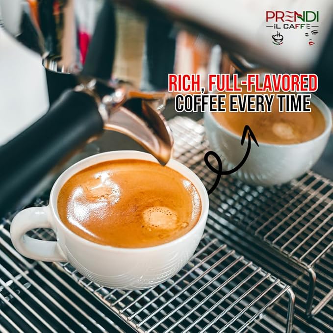 ESE Pod Espresso Machine – Spinel Pinocchio Coffee Maker for 44mm Paper Pods Made in Italy Compact Automatic Espresso Machine for Home &amp Office Includes 100 Free ESE Pods