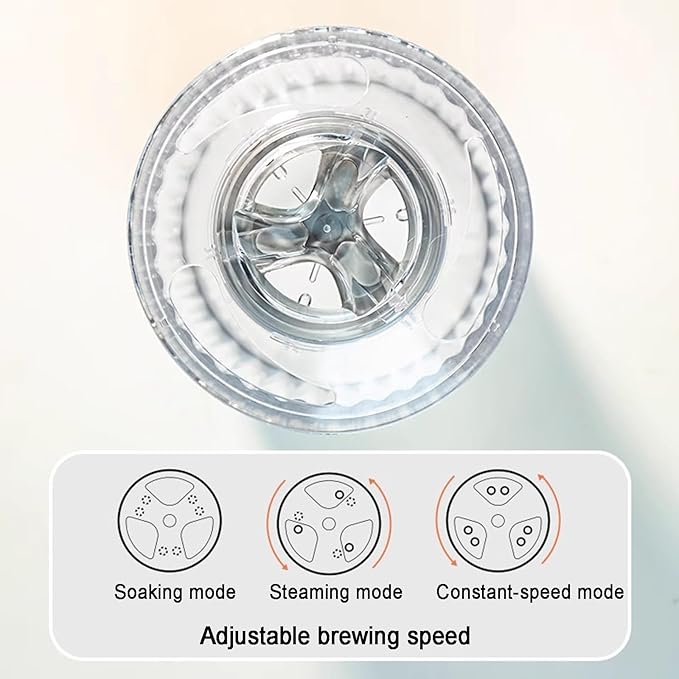 Pour Over Coffee Maker Slow Drip Style Brewer Cup Adjustable Drip Rate with 50 Pcs Paper Filter Glass Carafe for Home Café Restaurant Camping