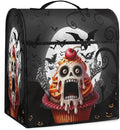 cfpolar Kitchen Aid Mixer Cover Compatible with 6-8 Quarts Halloween Skull Bat Moon Stand Mixer Cover Kitchen Aid Mixers Accessories Appliance Organizer Bag Dust Covers with Zipper Pocket
