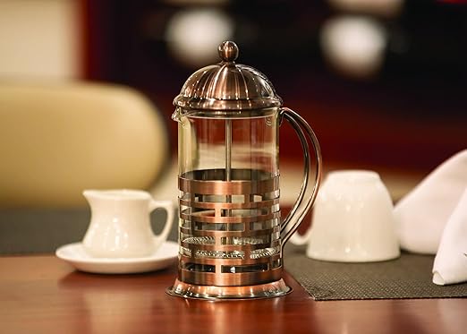 Service Ideas T477BRNZ Brick Coffee Press Bronze 600 mL