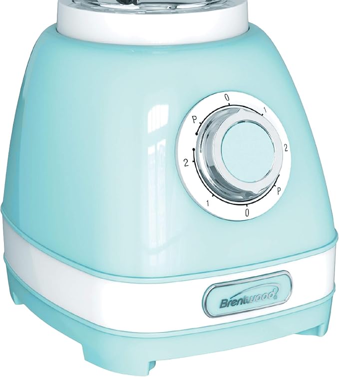 Brentwood Appliances JB-330BL 2-Speed Retro Blender with 50-Ounce Plastic Jar Blue Normal